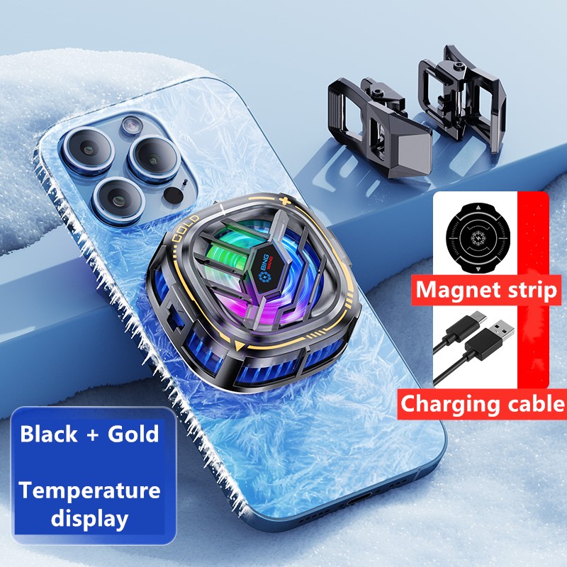2in1 Mobile Radiator Cooling Fan for iPhone IPAD Samsung