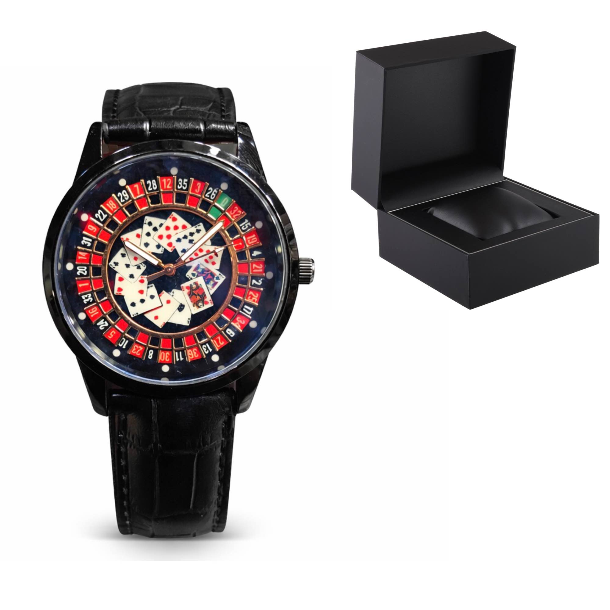 Watch for Men Rubber and Chain Strap Quartz Diver Watch Sports and Luxury Style Multiple Colors