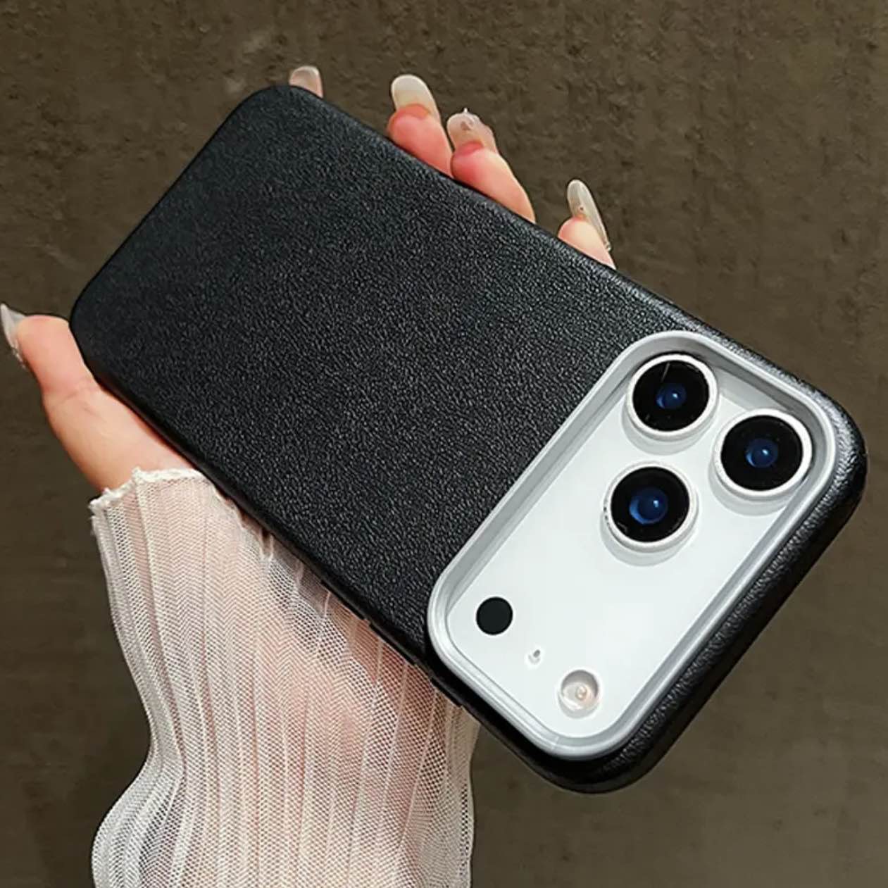 New Soft Luxury Texture Leather Case