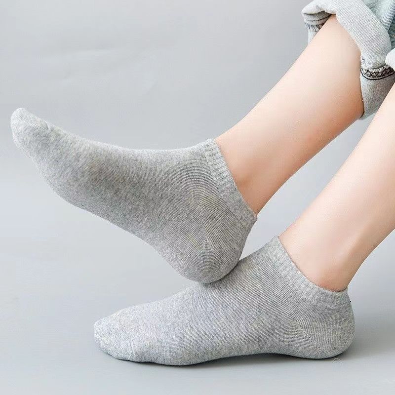 Pack Of 4 Pairs Ankle Socks For Men Women - Random colors