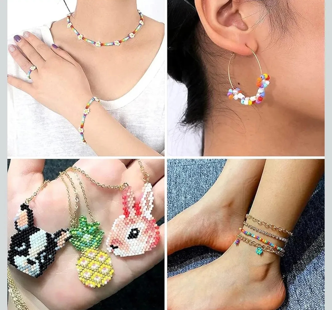 Beads Box for Making Jewelry bracelets with asseccories Beads set for Jewelry bracelets Making Accessories DIY Bracelets Necklace Earring Craft Kits