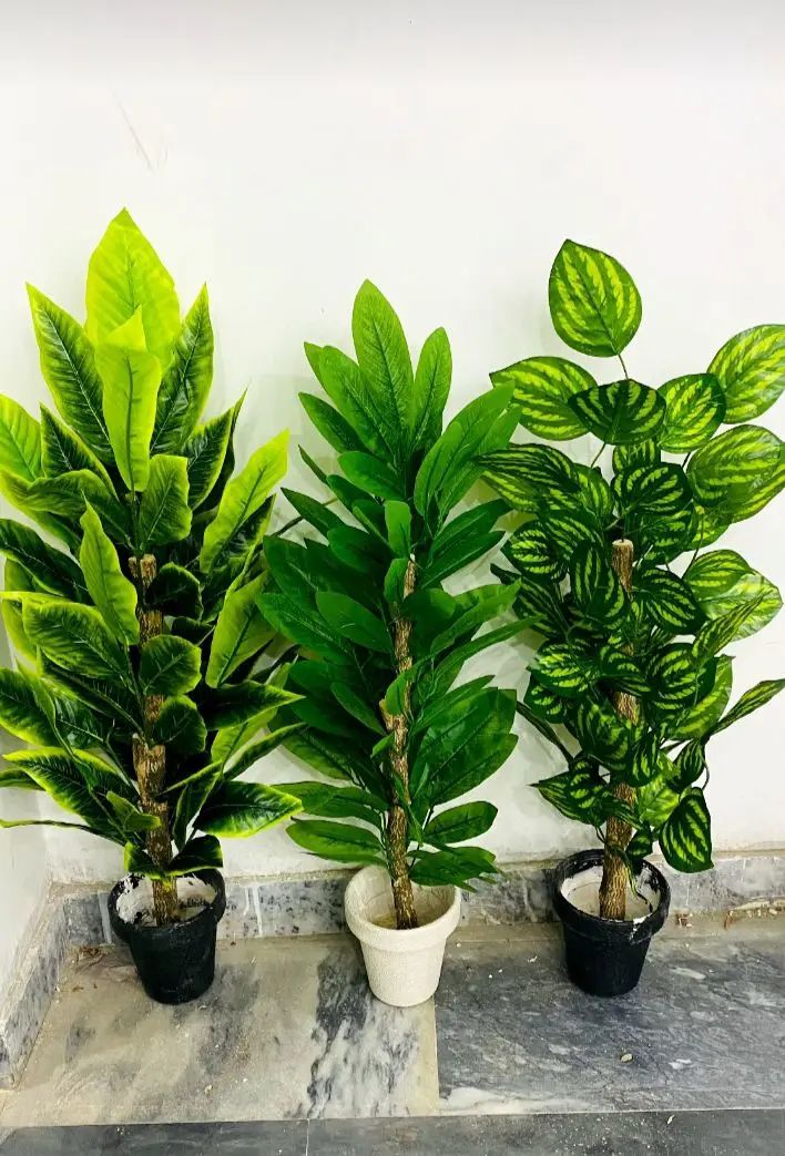 3ft Artificial Plant with Pot for Home Decor, Lifelike Greenery Decoration