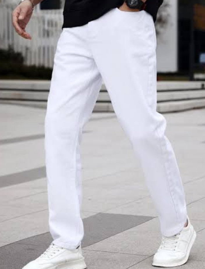 jeans for man white colour and best quality falacibal jeans