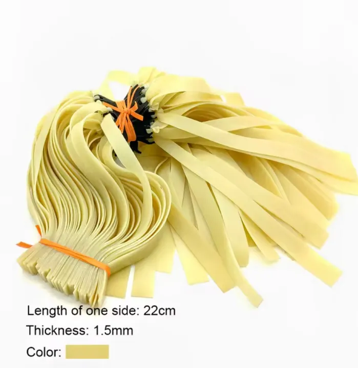 galelel Rubber Band Outdoor Hunting gulele Accessories 1.5mm Wide Thick Rubber Band High Quality Latex High Elasticity Plain