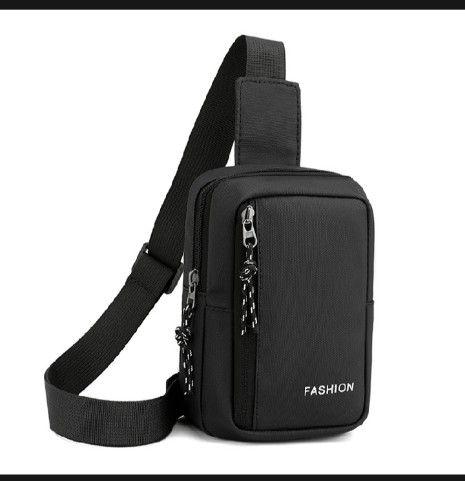 Casual Men Crossbody Bags Nylon Casual Shoulder Bags Boy Messenger Bags Purse Phone Men's Chest Pack for Travel