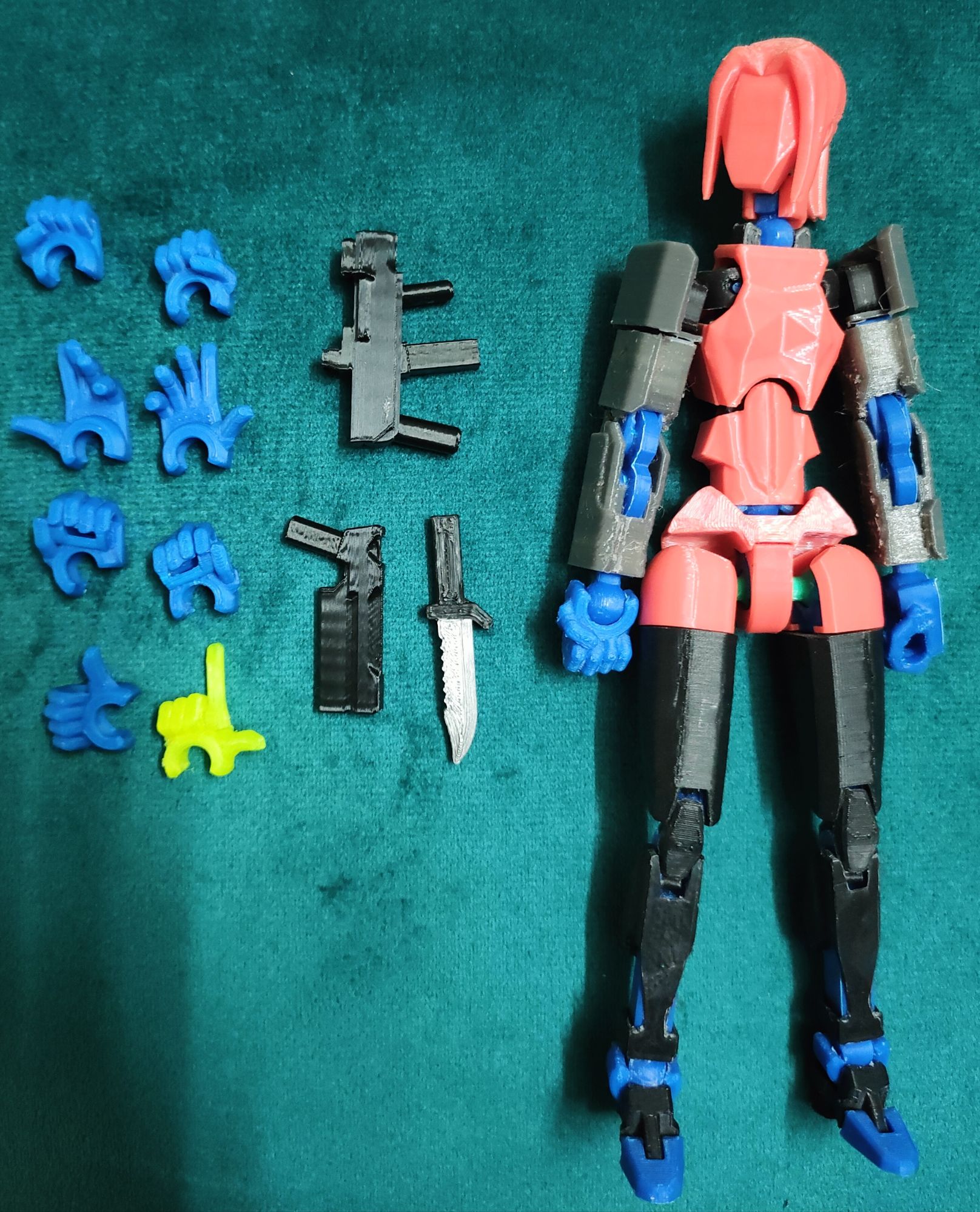 Action Toy Figure Dummy Titan 13 Articulated posable Assembled Large Size