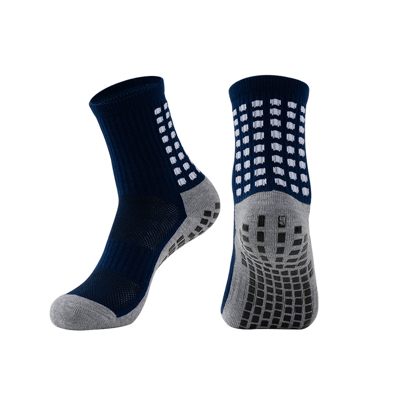 Anti-slip Football Socks Non-slip Soccer Basketball Tennis Outdoor Sport Socks Grip Cycling Riding Men Socks