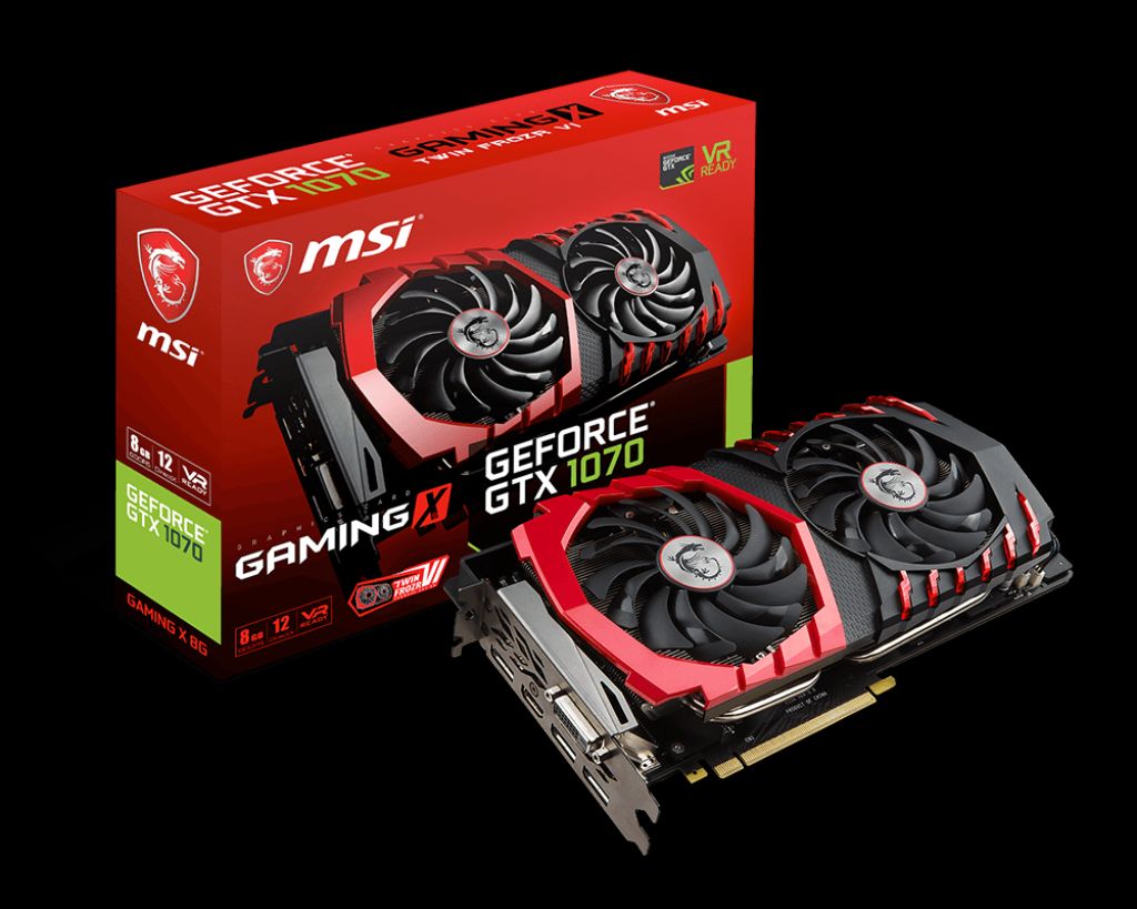 グラフィックボード・グラボ・ビデオカード MSI GeForce GTX 1070