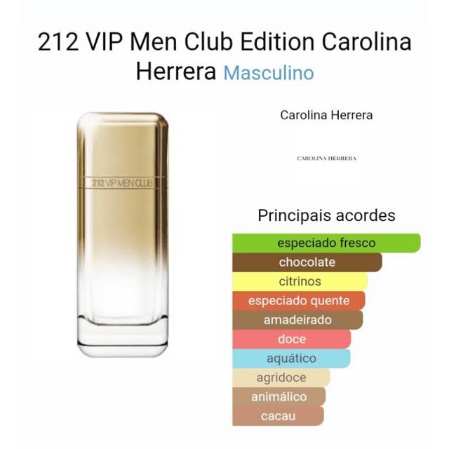 212 VIP Men Club Edition Perfume for Men Carolina Herrera Eau De