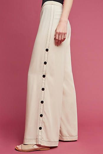Trousers | Bell Bottoms | Cotton Buttoned Wide Leg Trouser for Women & Girls | Relaxed Fit, Comfortable & Stylish Palazzo Pant |Quality Fabric |  Daraz
