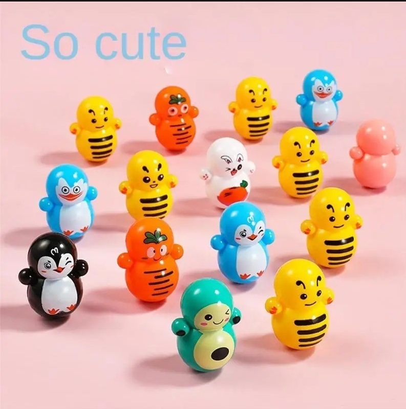 3 PCS Mini Tumbler Toy For Kids Best Gift For Both Girls and Boys