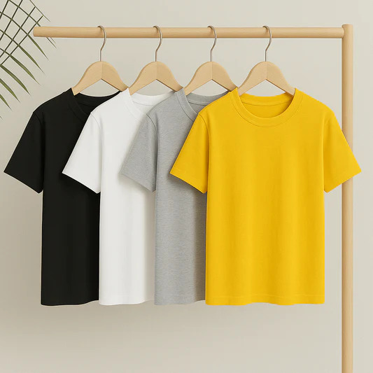 Richman Short Sleeve Tshirt For Men Skin-Friendly, Breathable, Crew Neck, Solid Color, Casual Fit T Shirt For Men Perfect for All Seasons and Occasions, Conventional Fit Tshirts For Boys/T Shirts For Girls
