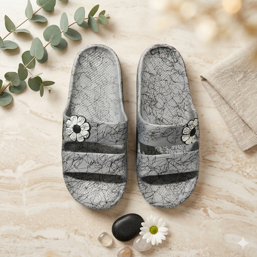 PCO Double strap Soft Rubber slippers for women