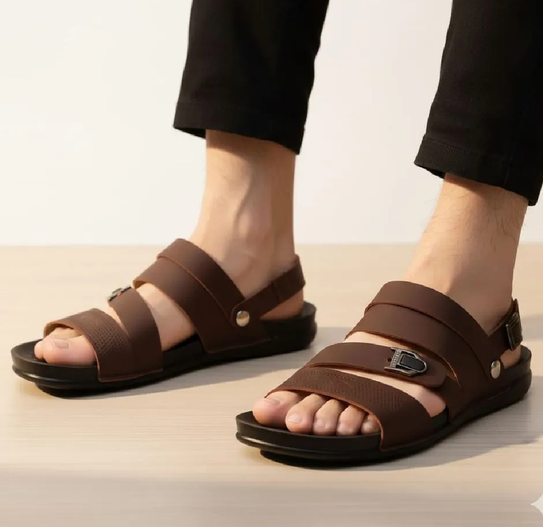 Premium Men Sandals Soft Cushion Sole Comfortable Walking Shoes Anti-Skid Lightweight Durable Summer Beach Casual Wear Slippers