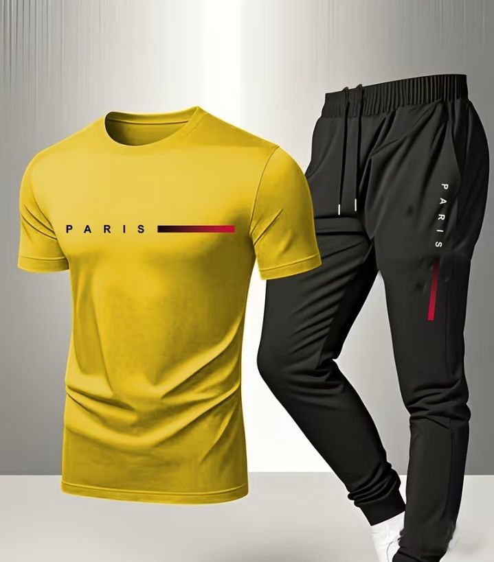 NEW TRENDY 🔥 D T F (STRONG & UNBREAKABLE REFLECTOR PRINTED) SUMMER TRACKSUIT FOR MEN _ SOFT AND COMFORTABLE FABRIC SUMMER TRACKSUIT FOR MEN - PREMIUM T SHIRT AND TROUSER SET PRINTED SUMMER TRACKSUIT FOR MEN_TRACKSUIT FOR BOYS. ( MULTIPLE COLORS)