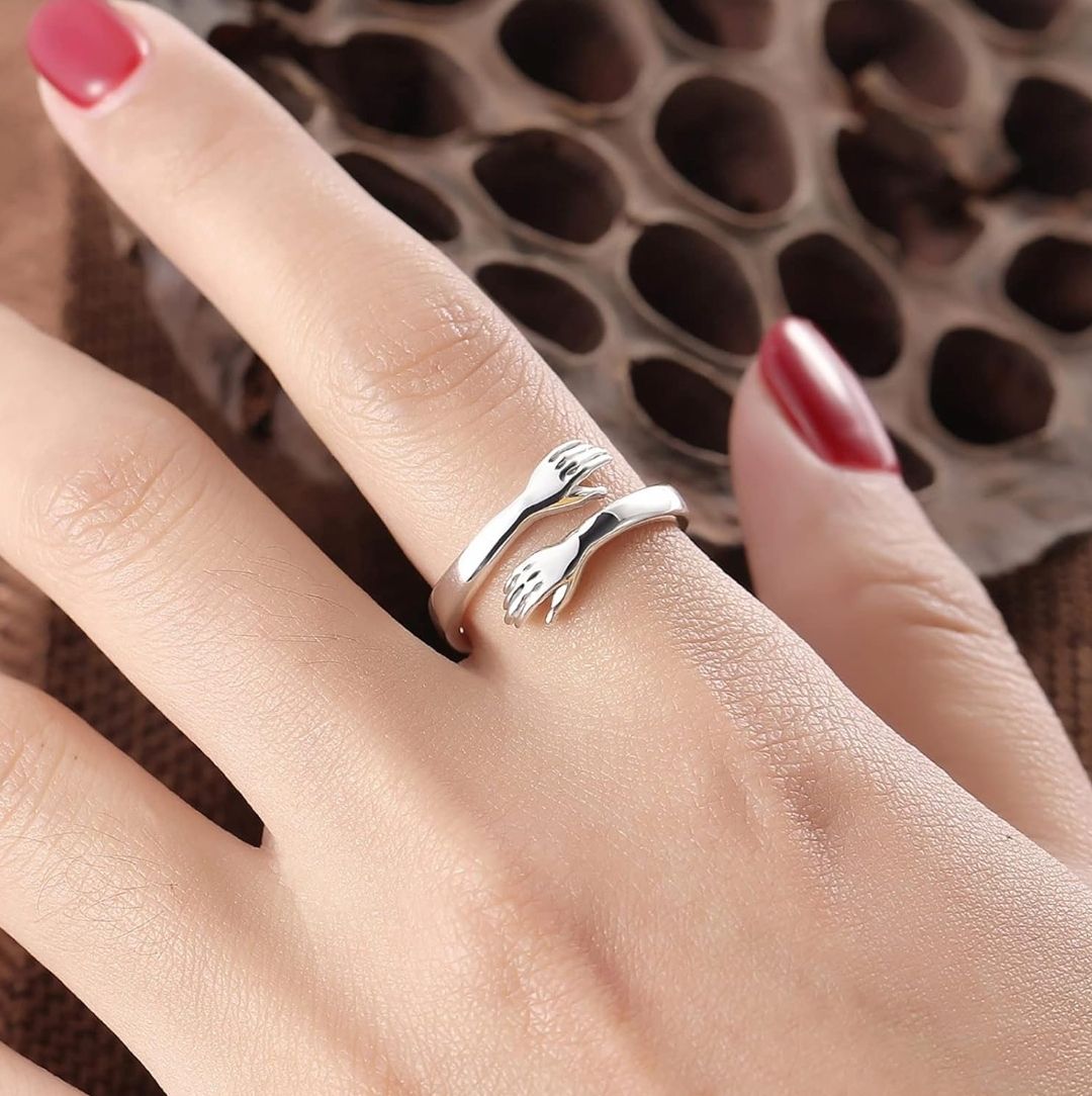Hug Rings - Adjustable Retro Hug Style Rings for Men and Women