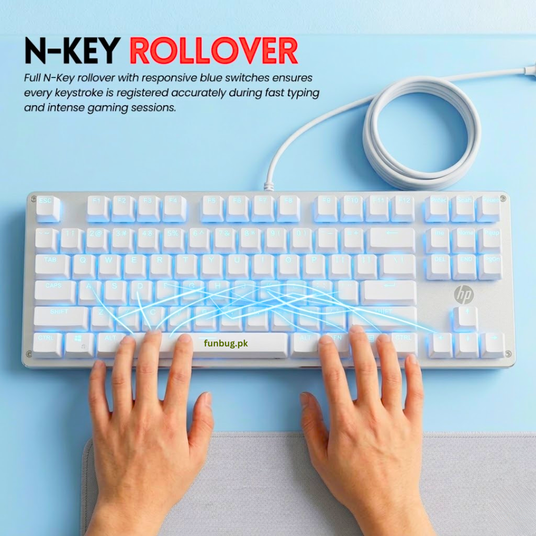 【Readson WL84】 Tri-Mode Wireless Mechanical Rgb Gaming Keyboard - 84 Keys Wireless 2.4G/Bluetooth/Wired - Compact Backlit Mechanical Keyboard with  Blue/Brown/Red Switch - TypeC Wired/Wireless Key Board For Professional Gaming - FunBug