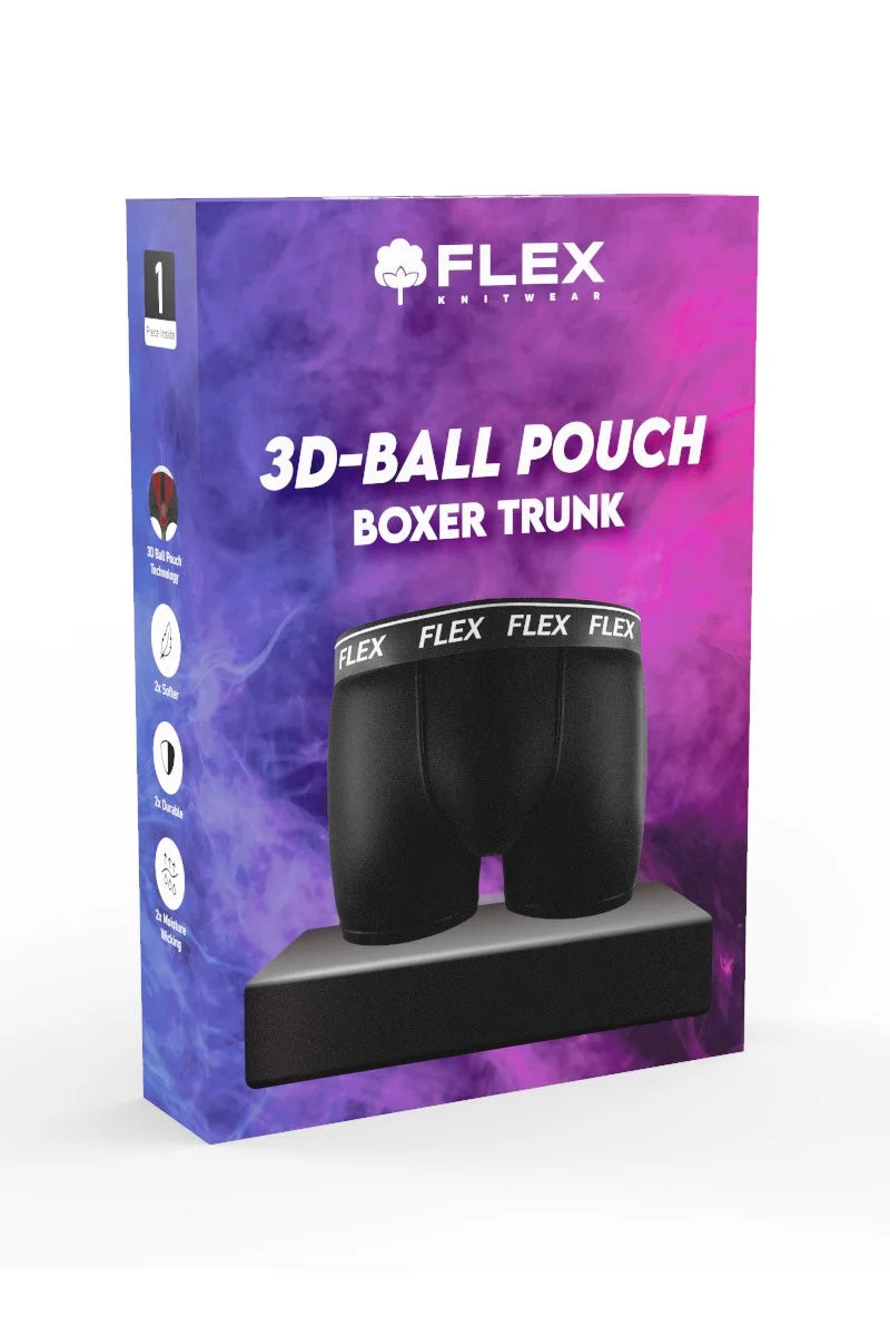 Pack of 2 3D Ball Pouch Boxers For Men Flex Knitwear