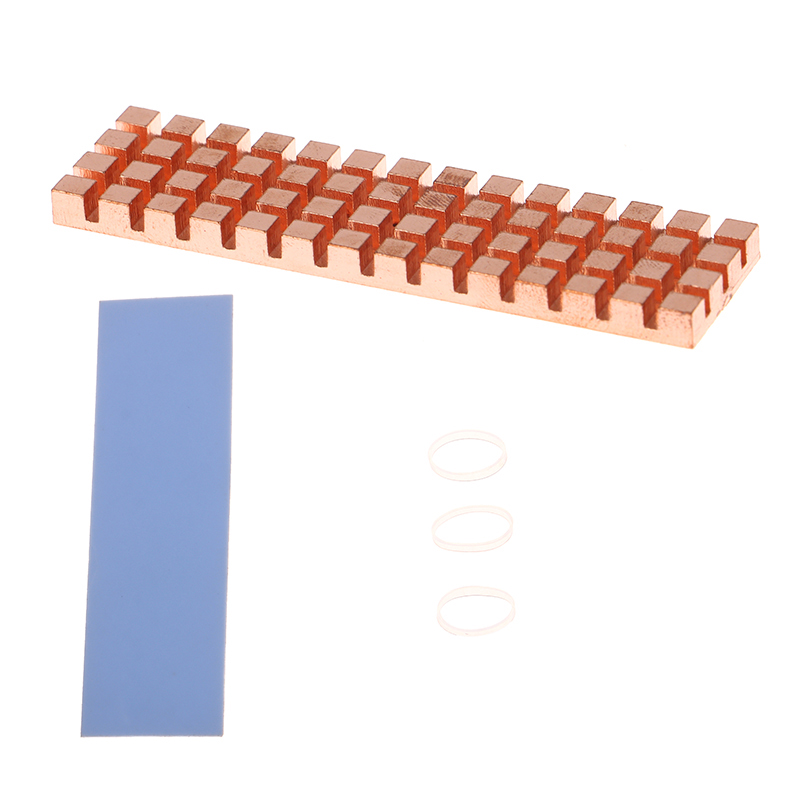 PC Notebook SSD Heat Sink For M.2 2280 PCI-E NVME With Thermal Pad Heatsink Computer Cooler Copper Radiator Accessories
