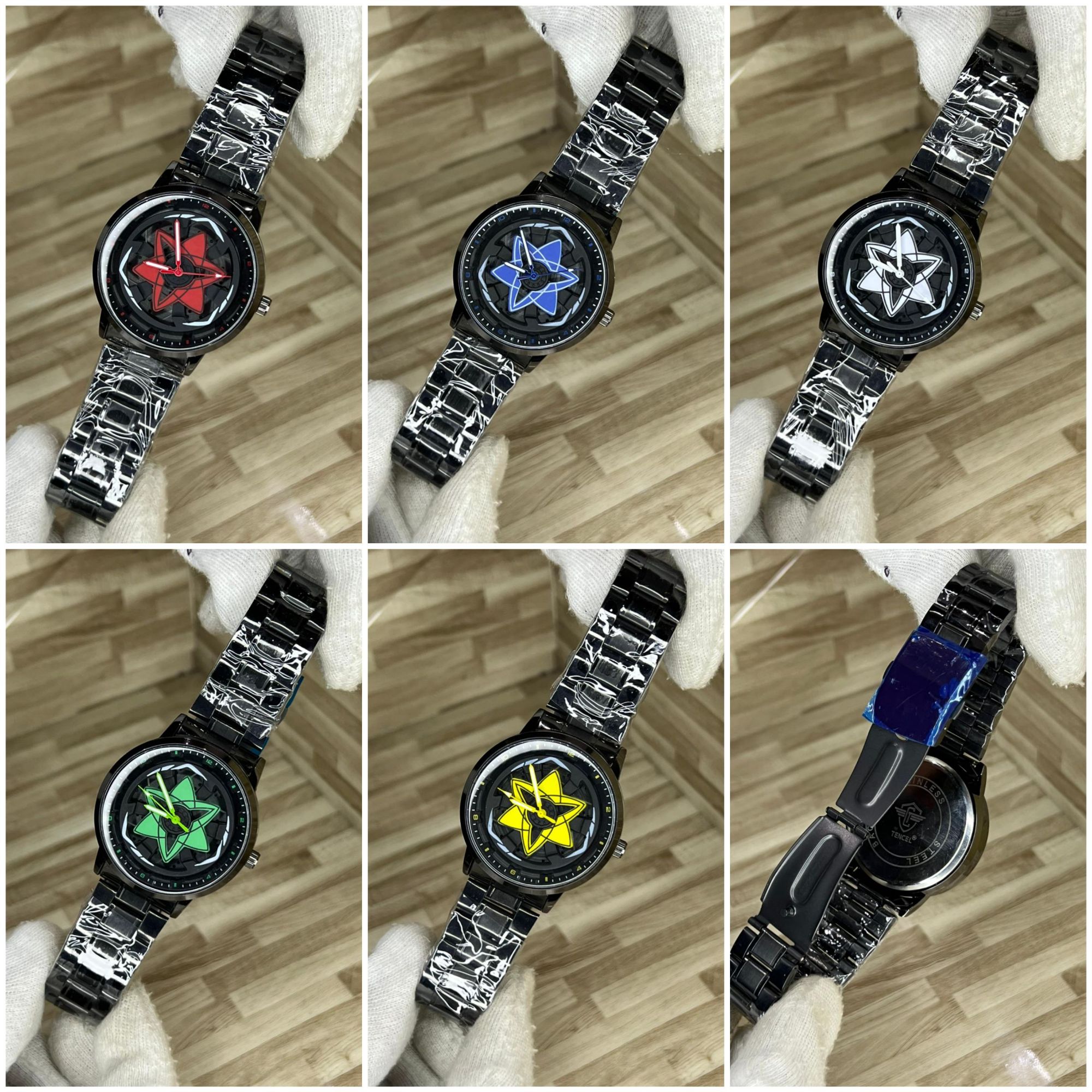 360° Rotating Dial Stainless Steel Watch – Creative Fashion Wheel Watch for Men