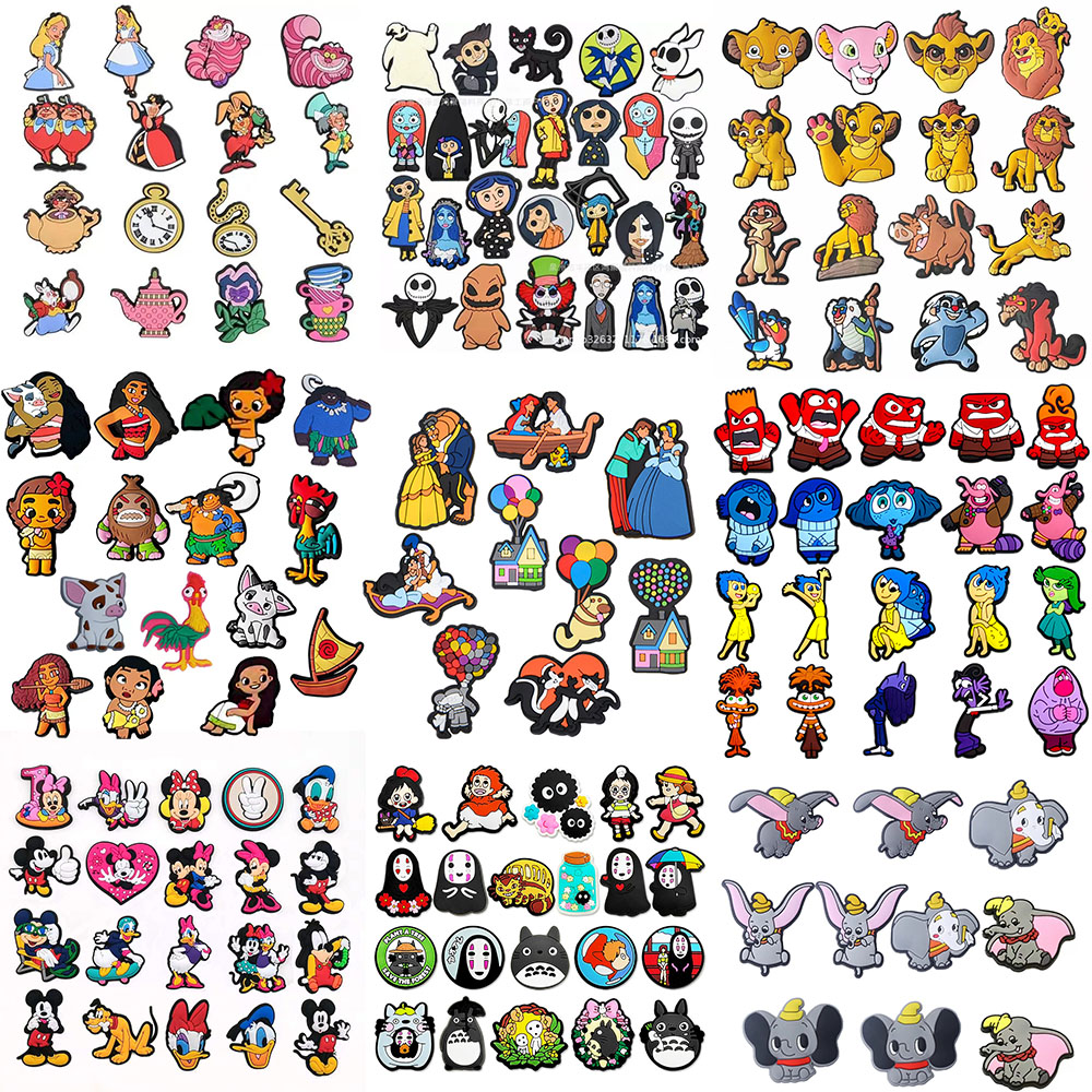 Set Mesuca Popular cartoon Series Shoe Charms For Sandals, Shoe Decoration Accessories Shoe Pins Great For Men Women
