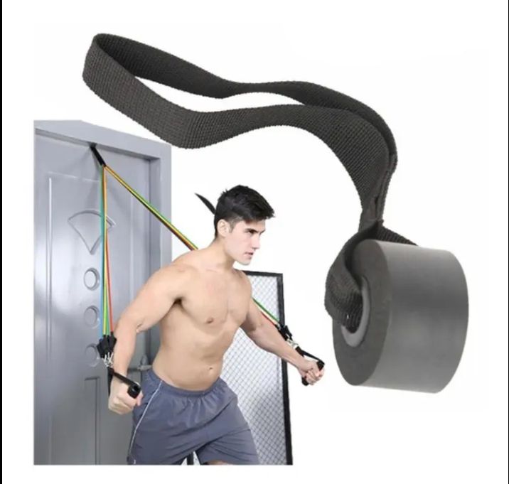 Premium Heavy Duty Door Anchor for Resistance Bands | Workout Accessory | Home Gym Training Support | Strong Nylon + Foam Protection