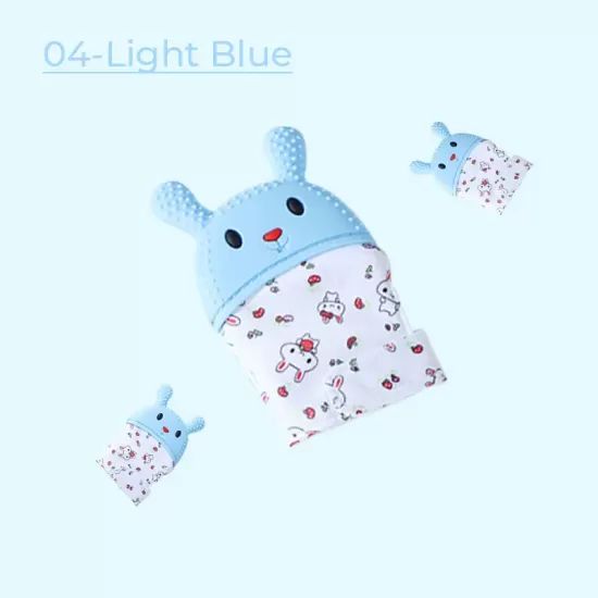 Baby Glove Toy Toy Gift Silicone Teething Soft  Wrapper Mitten Soft Teether