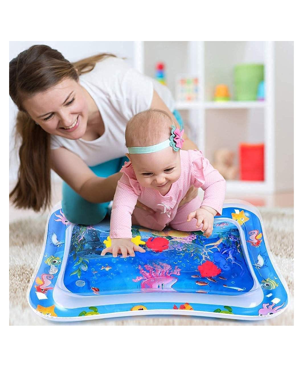 Water Play Mat for Babies and Toddlers - Inflatable Splash Play Mat for Fun Learning and Sensory Development