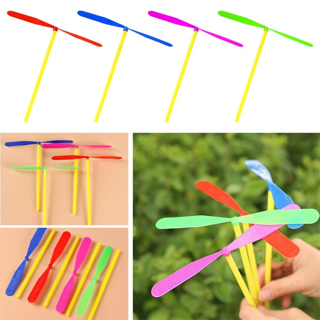 HOTTEST SALE Nostalgic Toys Shooting Flying Tradition Classic Bamboo Dragonfly Propeller Outdoor Toy Flying Arrows