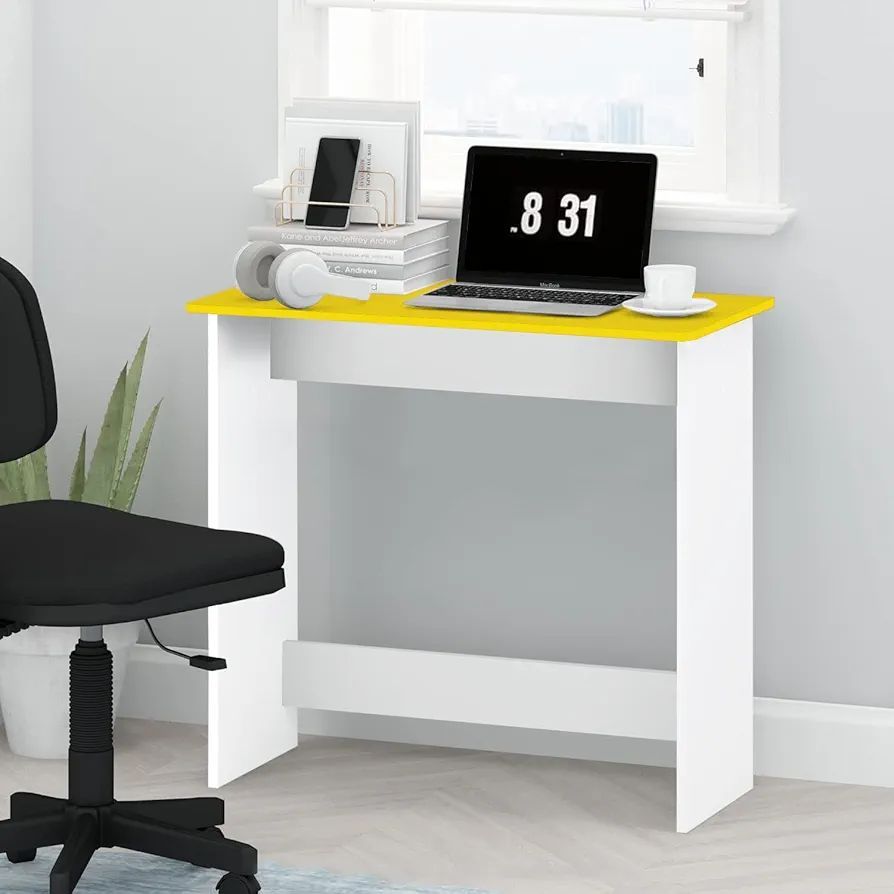 Multipurpose Study Table ? Durable Pre-Laminated Wood Computer Desk, Water-Resistant, Space-Saving Workstation for Home & Office (Laptop, Gaming, Writing) Customize