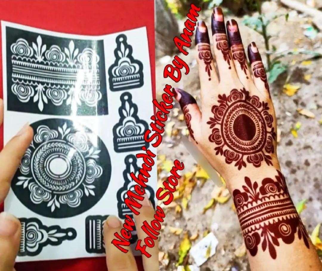 Mehndi Stickers and Henna Stencils Tattoo's - Artist in Islamabad