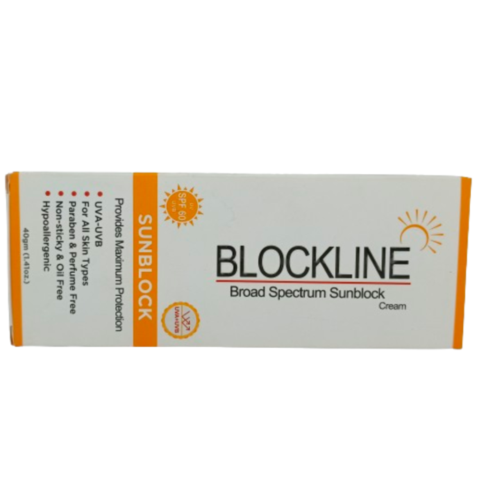 Blockline SPF 60 Sunblock Cream | Sun Care Product | 40g