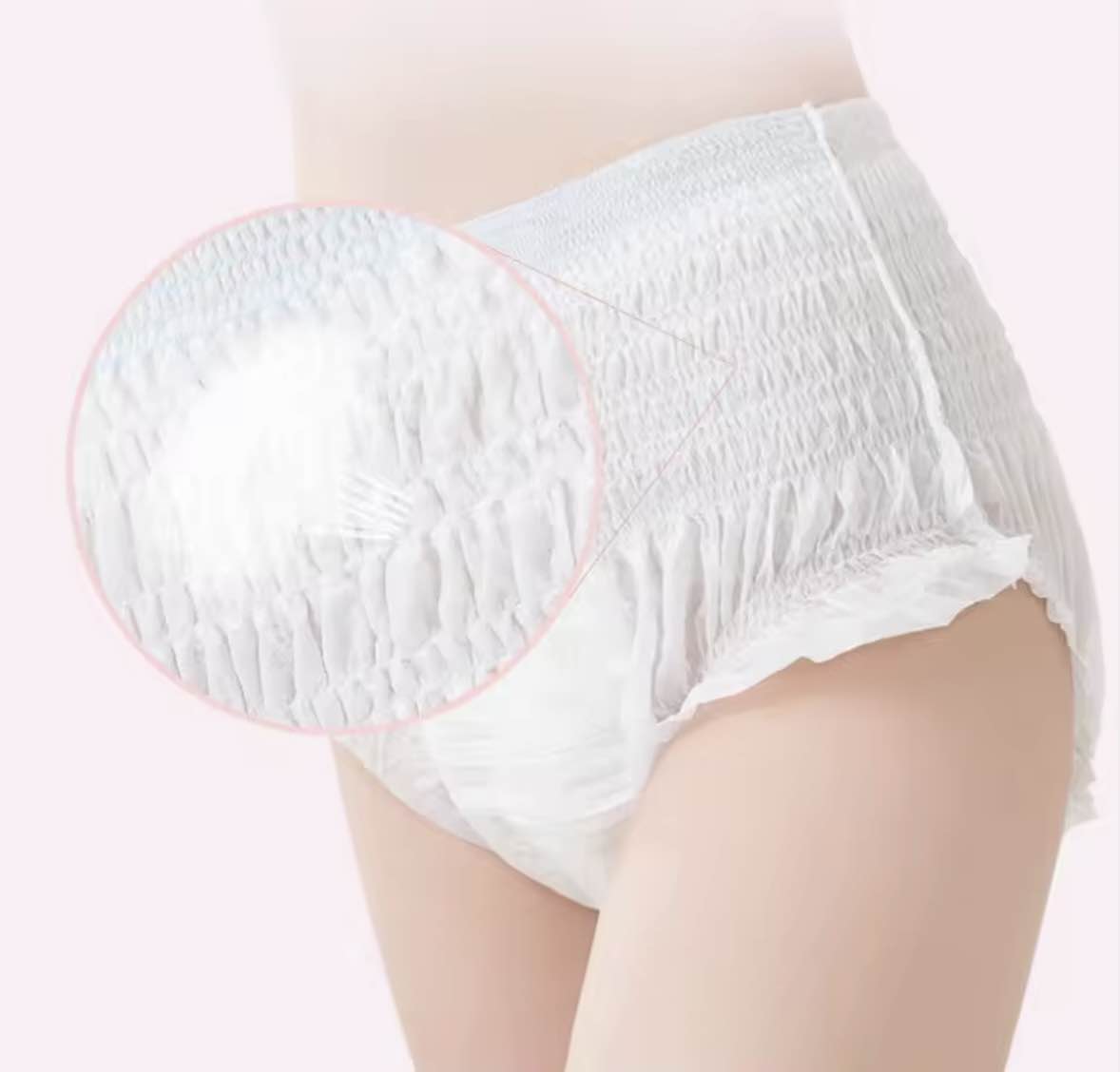 High Quality Disposable Menstrual Period Panties for women. Leak-Proof, Hygienic, Soft & Breathable Menstrual Underwear for Travel, Hospital & Everyday Use