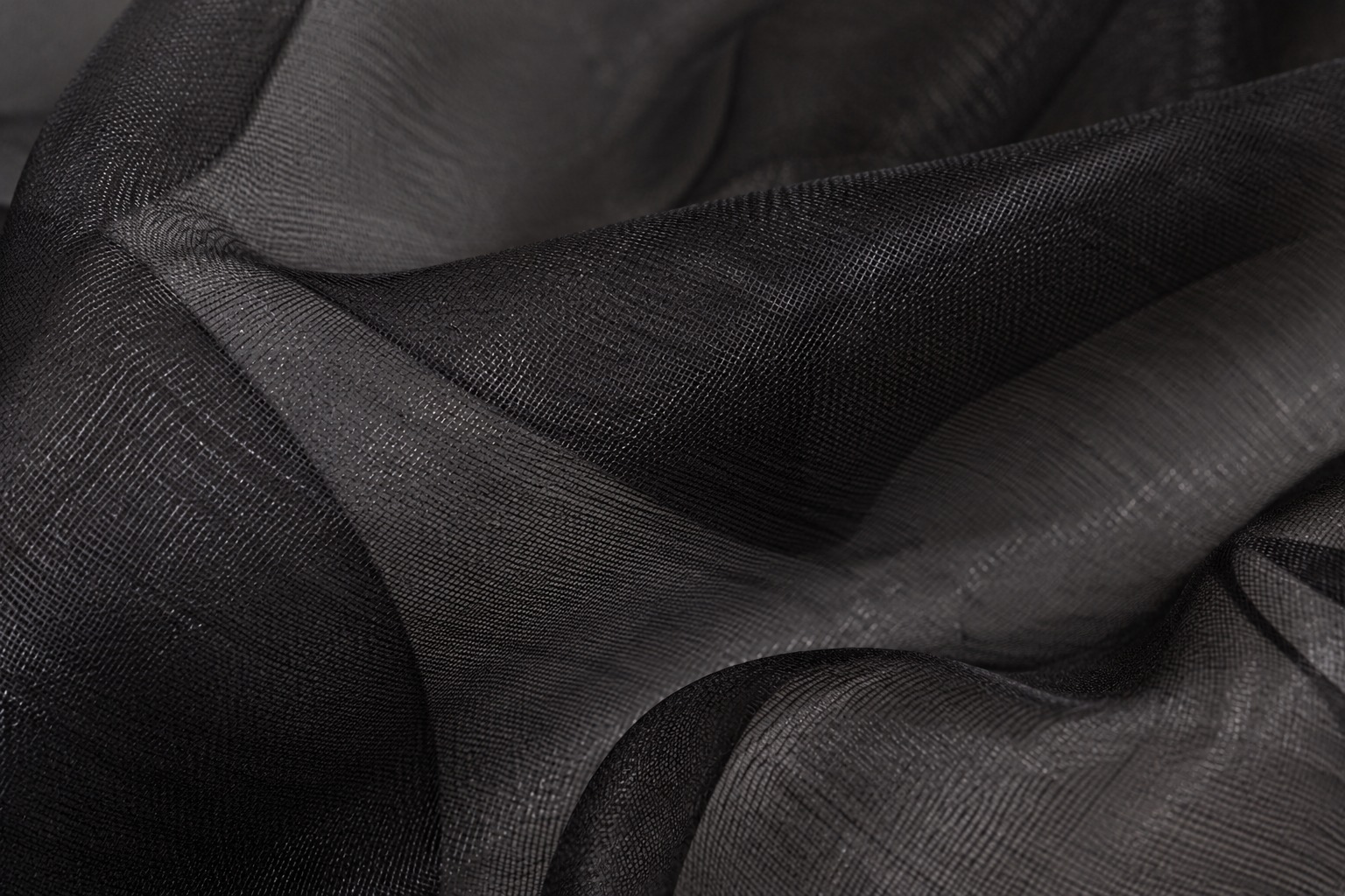 Organza Fabric (black)