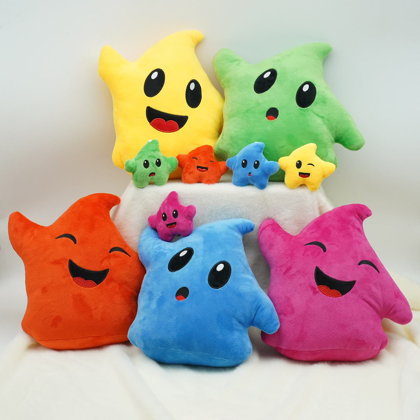TreasuringU 2026 New Colorful Stars Plush Toys Cute Star Plush Pillow Star Plush Dolls Kids Toys Birthday 