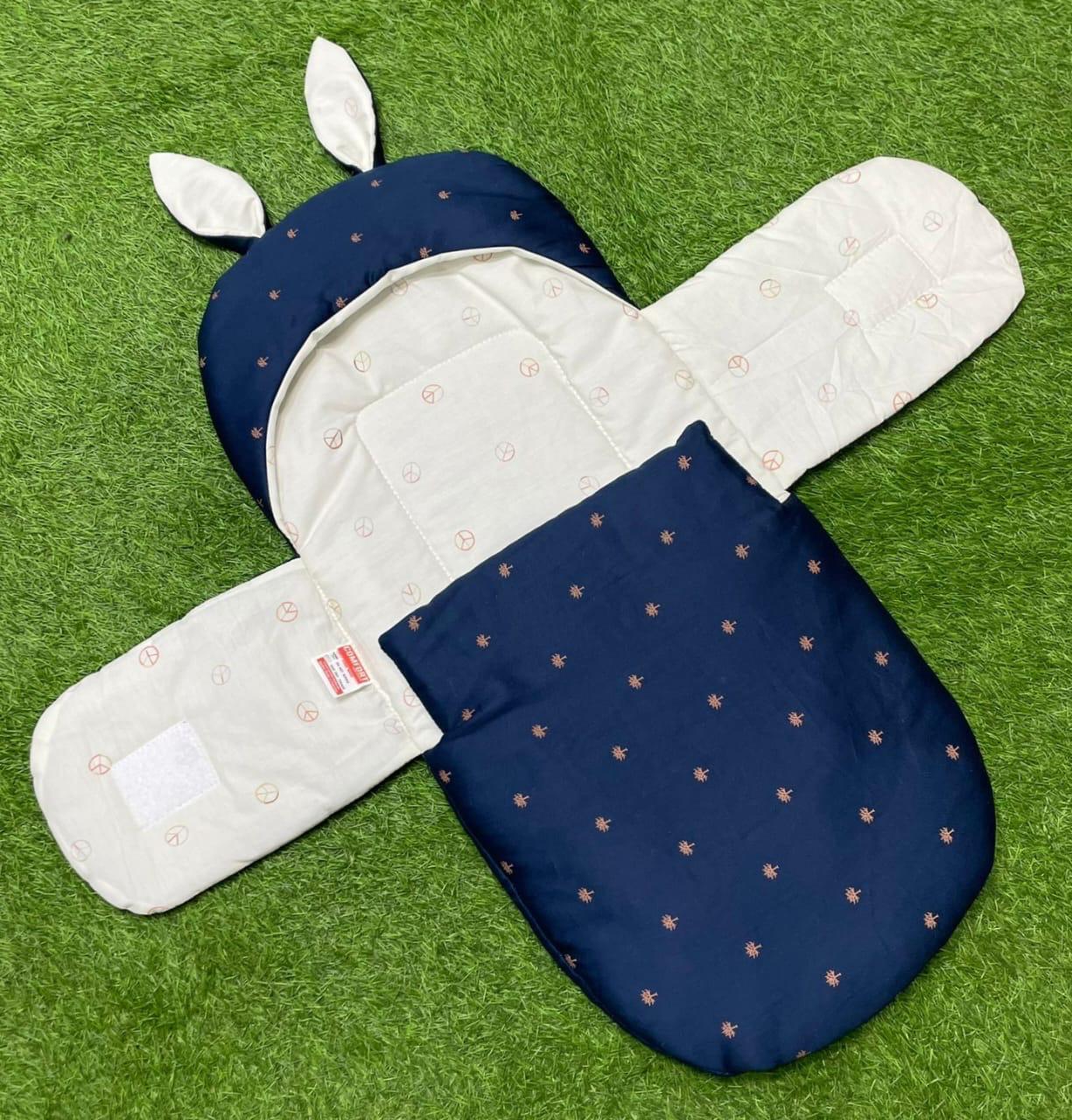 Baby Swaddle Rabbit Style Cotton Adjustable Infant Wrap Summer Wrapping Swaddle Sheet Summer & Winter Collection