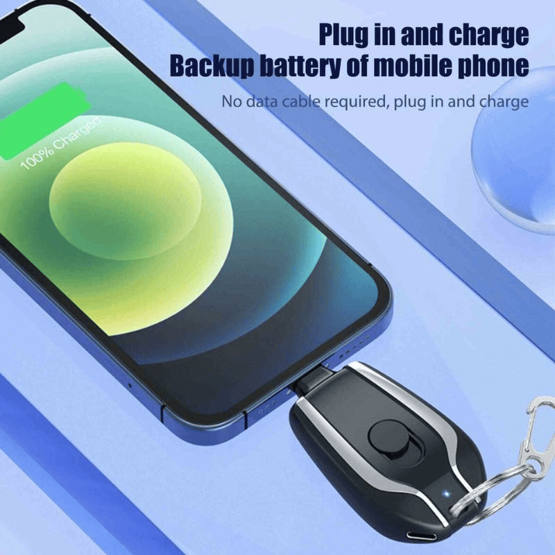 Mini Keychain Power Bank | Ultra-Compact 1500mAh | Emergency Charger for Phones & Gadgets price in Pakistan