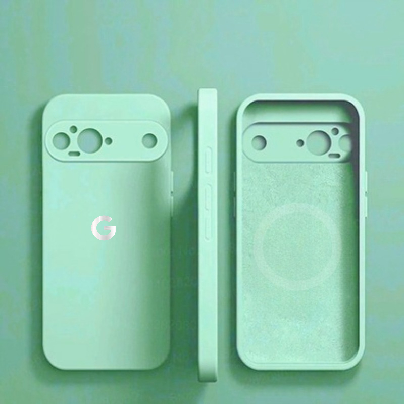 Original Liquid Silicone Candy Color Magnetic Charge Skin-friendly Case For Google Pixel 11 10 9 Pro XL 8 7A/Pro Protector Cover
