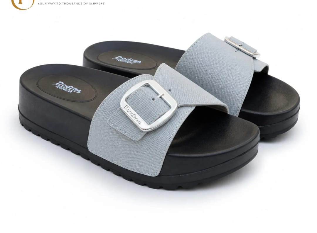 Premium Women Comfort Slippers Soft Sole Platform Slides Adjustable Buckle Lightweight Casual Indoor Outdoor Summer Sandals for Ladies