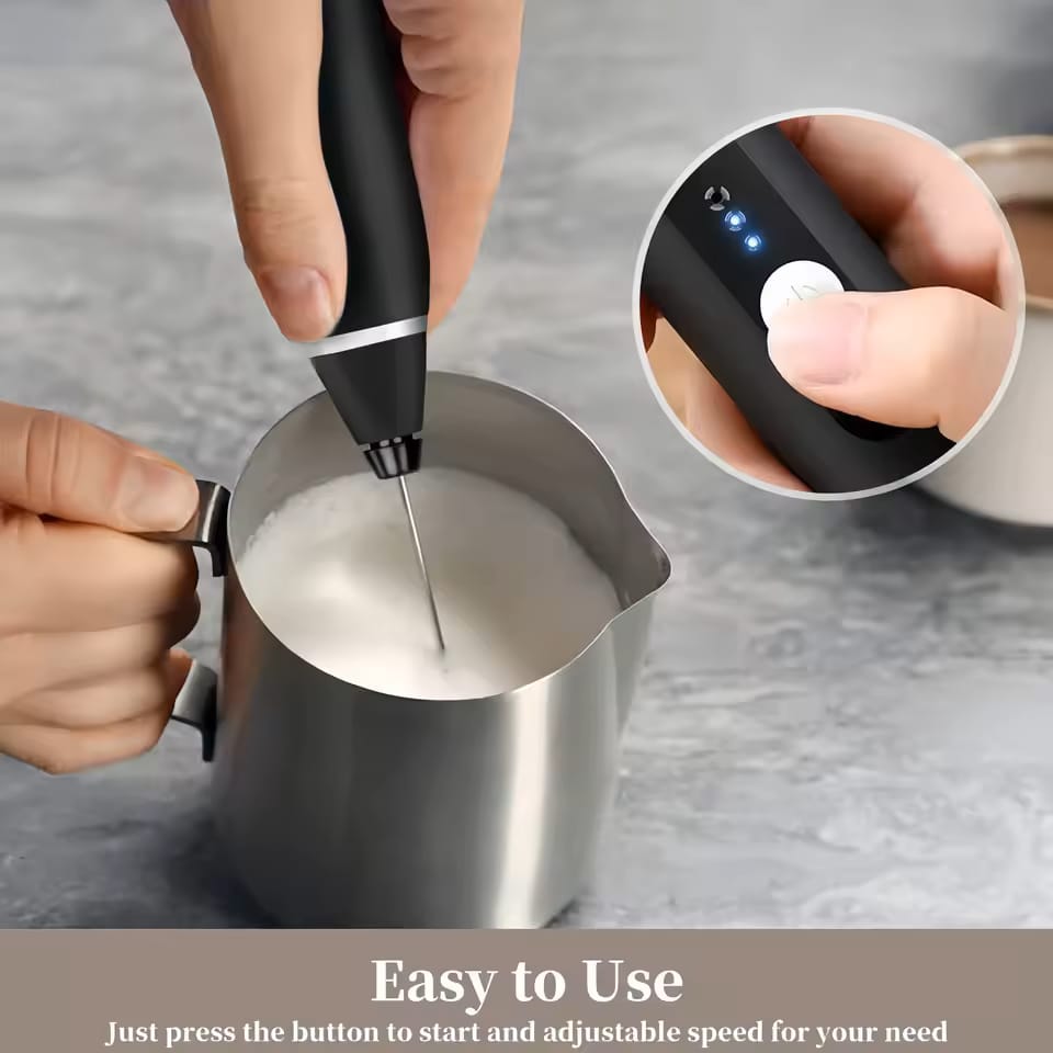 Rechargeable Milk Frother Beater