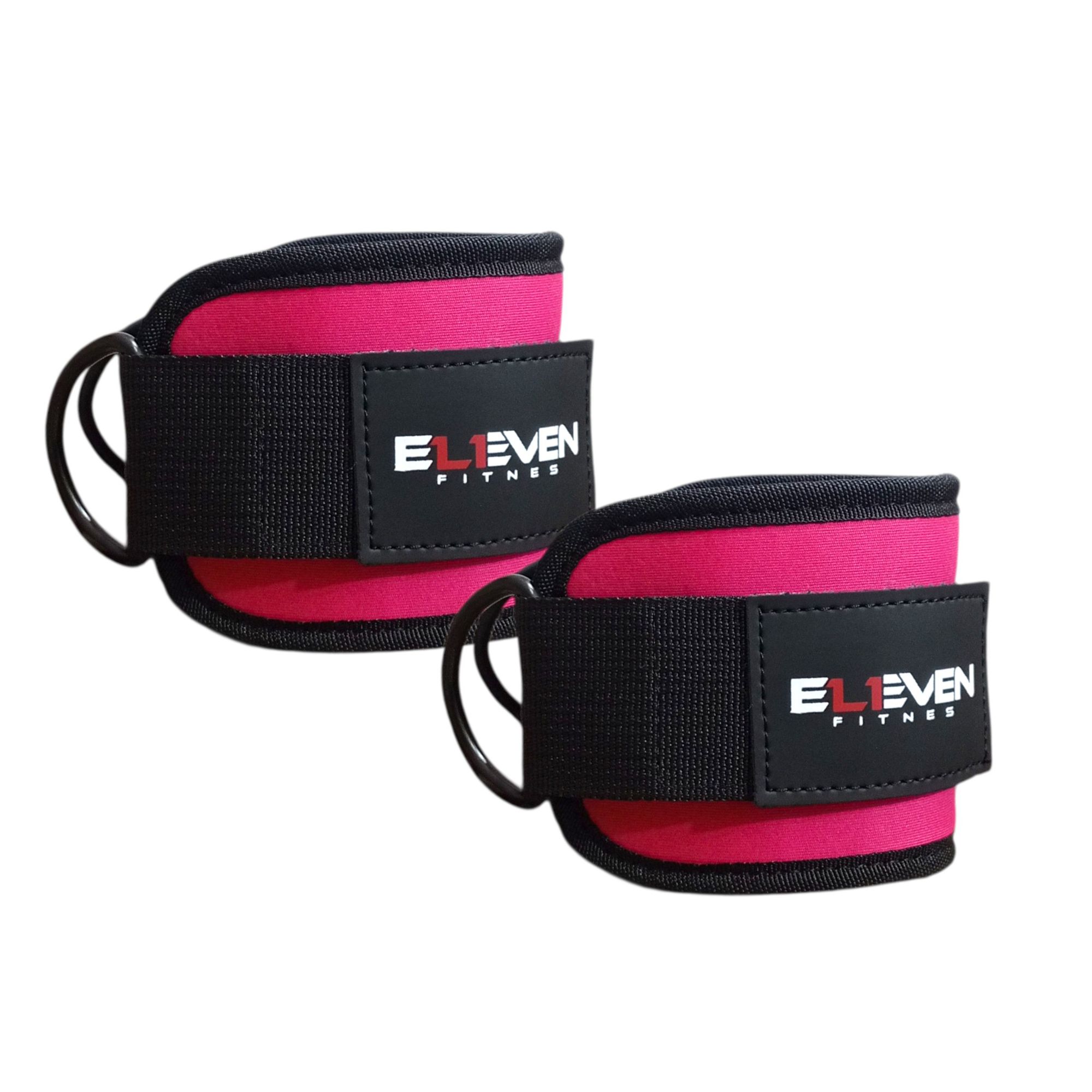 gym ankle strap for cable attachment, weight lifting ankle strap for cable machine, single piece and 2 pcs ankle straps for gym 1 pair by eleven fitness,