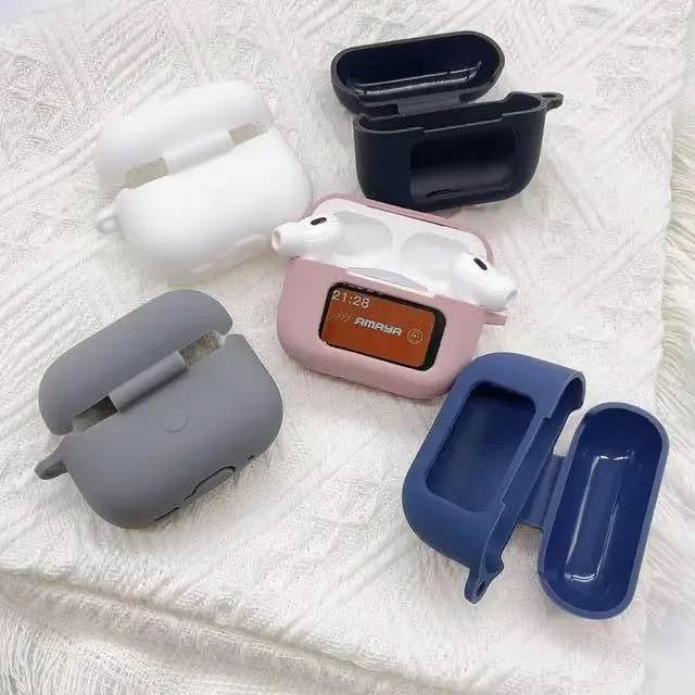 Silicone Cover for LCD A9 pro / Best Price Silicone Case / V20 Pro / E9 pro Earbuds protective Silicon case 360 Protection with hook for your airpods pro LCD New Stylish Case Fancy price in Pakistan
