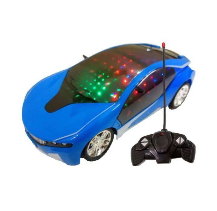 1:22 Scale Remote Control Famous Car With 3D Lights Full Functions Turns Left, Right, Forward&Reverse, Wireless Remote, High Speed, For Kids Boys, Multi color