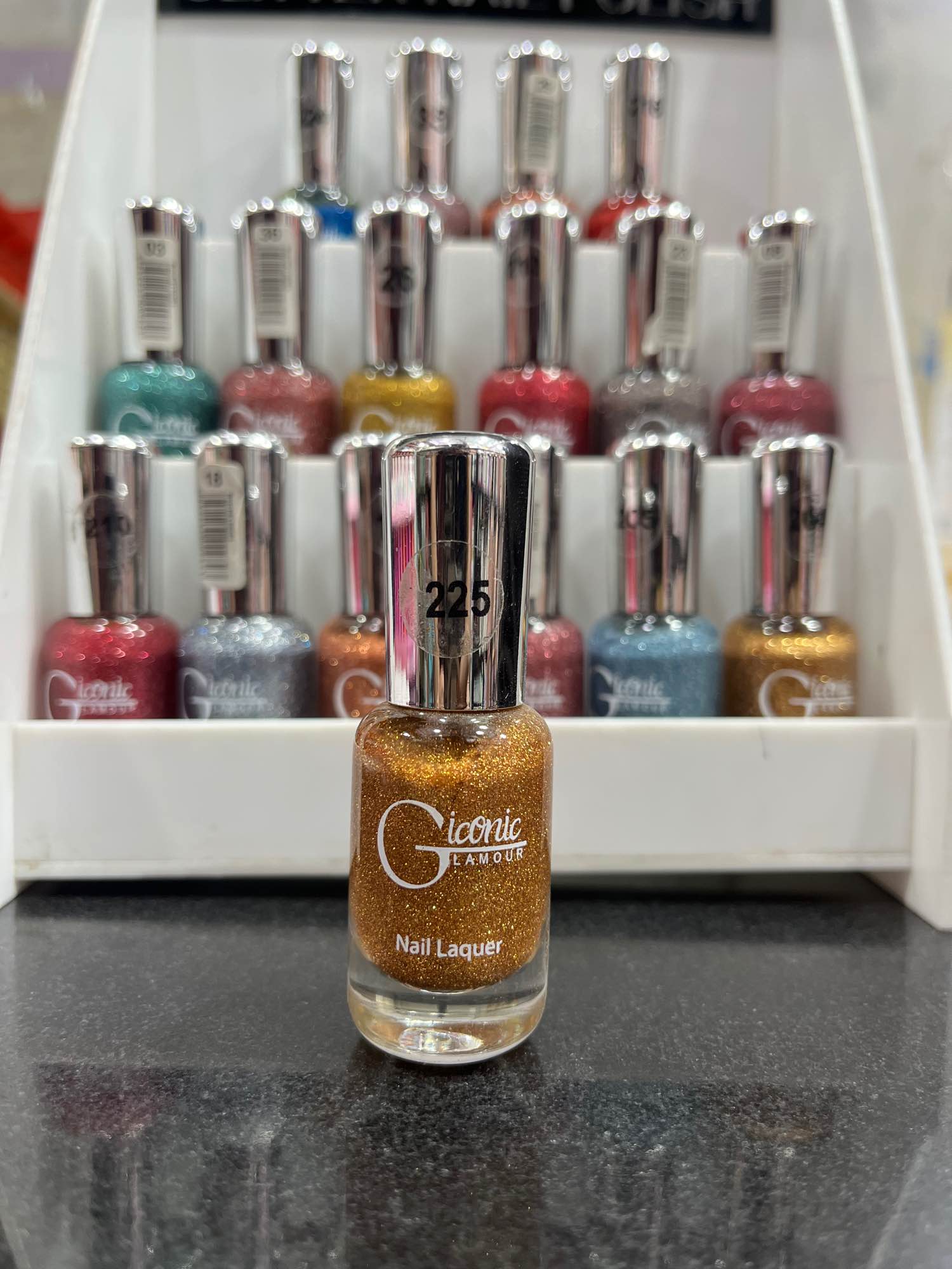 Glamour Iconic Glitter Nail Polish – Long Lasting & Quick Dry