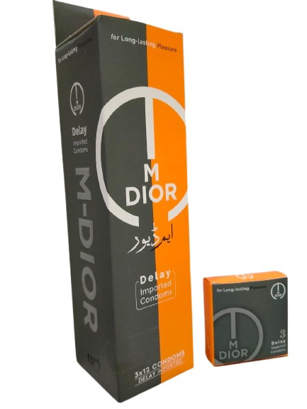 Mdior Delay Imported Condoms - 03 Pieces in 01 Pack