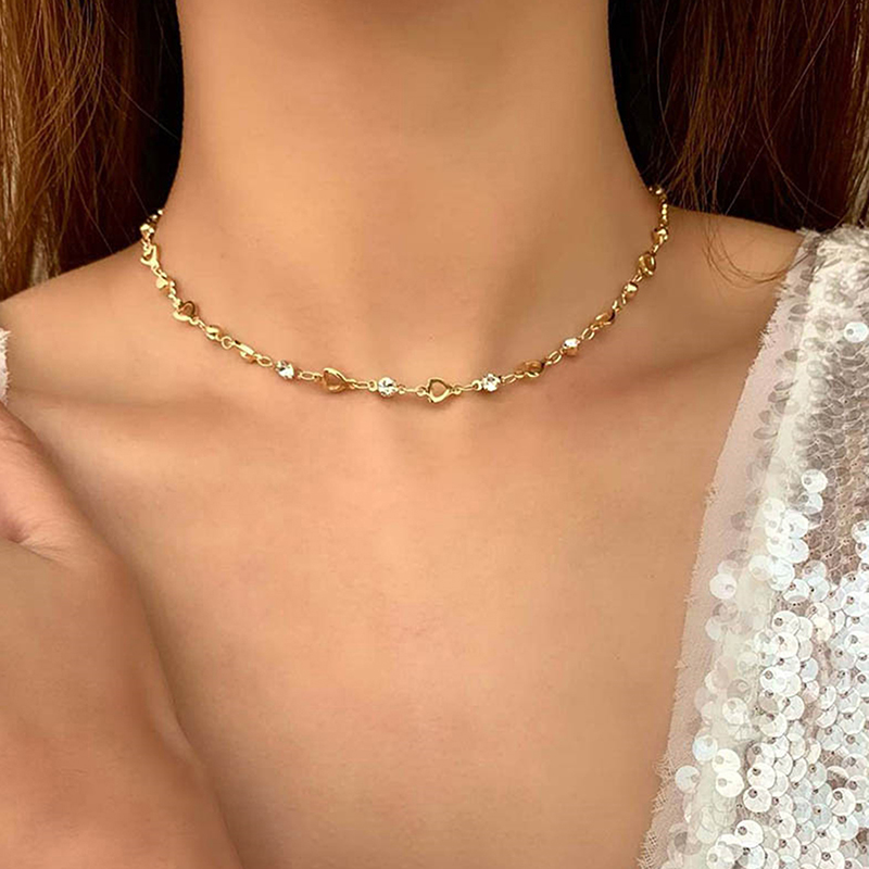 Fashion Colorful Glass Long Y-shaped Necklace Metal Collarbone Chain Gold Silver Color Tassel Necklace Party Body Jewelry