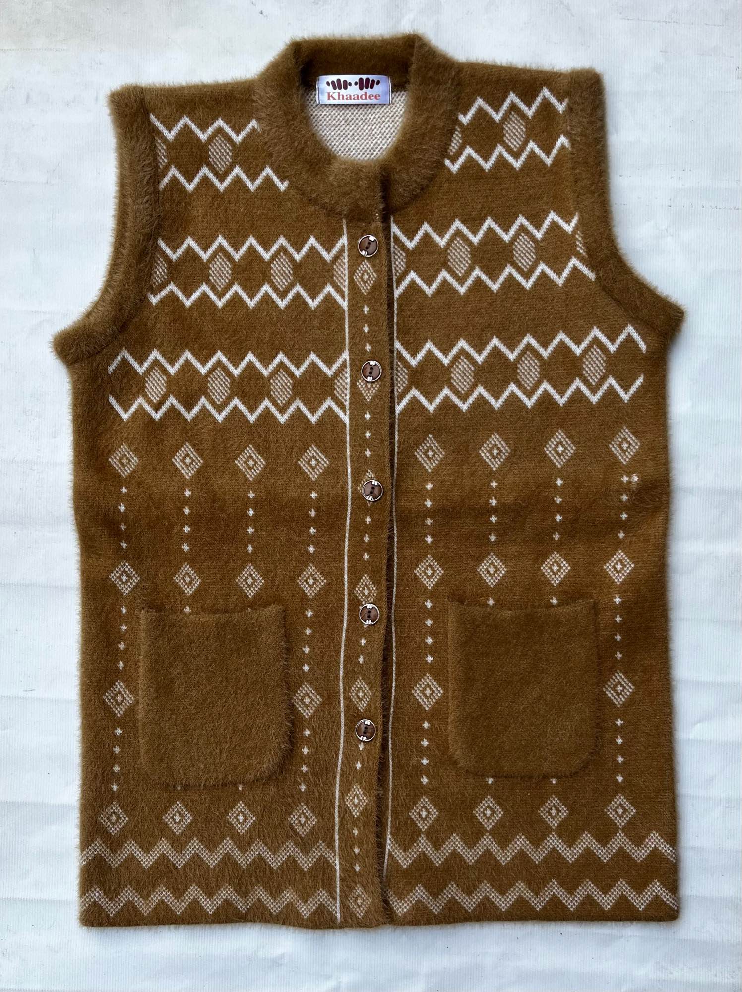 Sleeveless Wool Sweater Cardigans for Women - Stretchable, Premium Quality