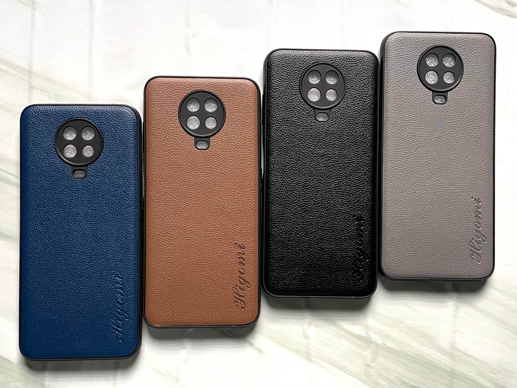 Nokia G10 / G20 - Premium Leather Texture TPU Case with Camera Protection Frame