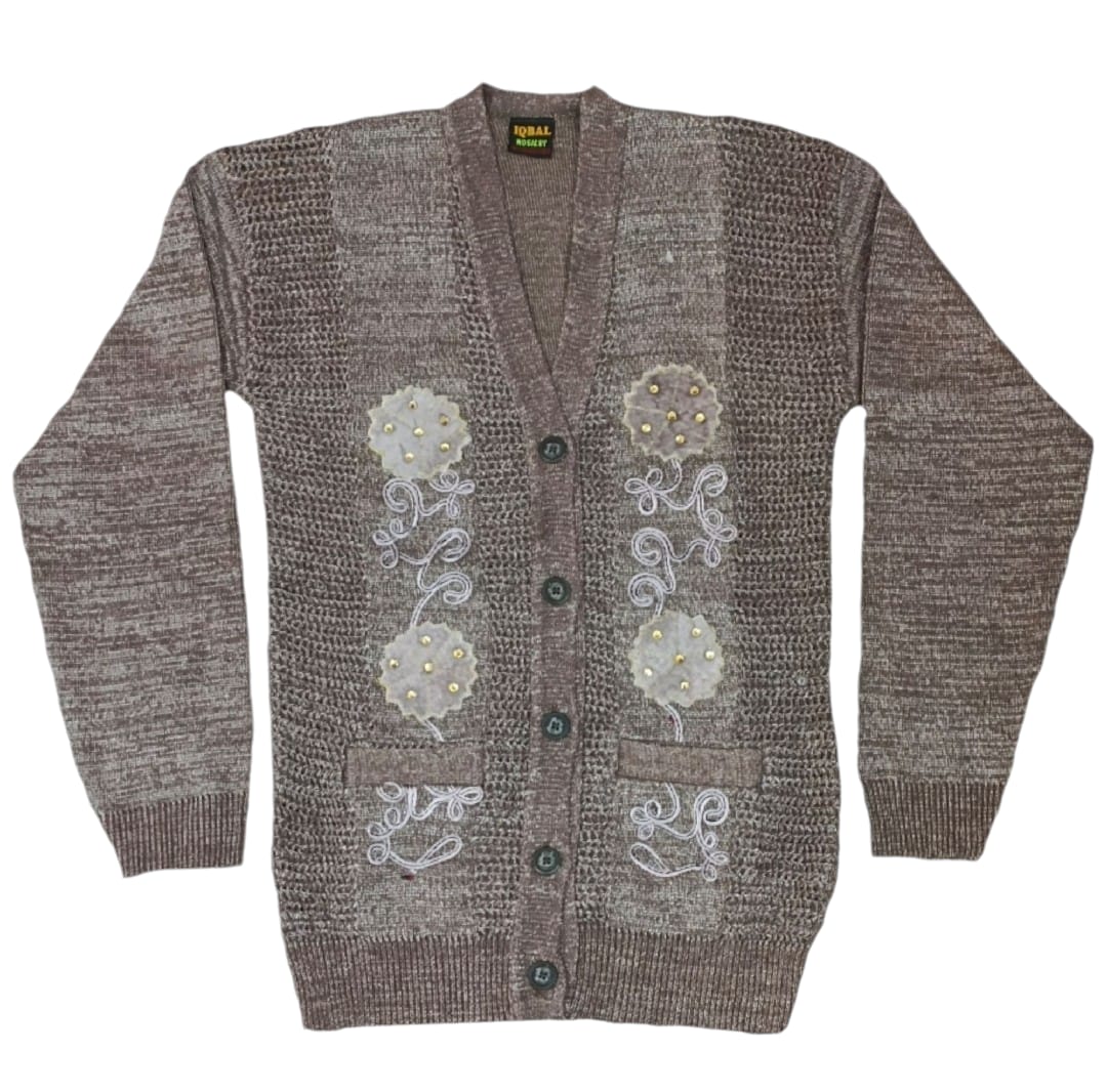 Ladies Irani Winter Sweater with Sleeves, 26 Inch Length, 18 Inch Width, 21 Inch Arm