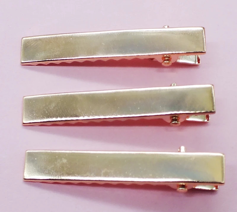 10/20 pcs Metal Alligator Hair Clips Pins Flat Top with Teeth for DIY Hairpins Headdress